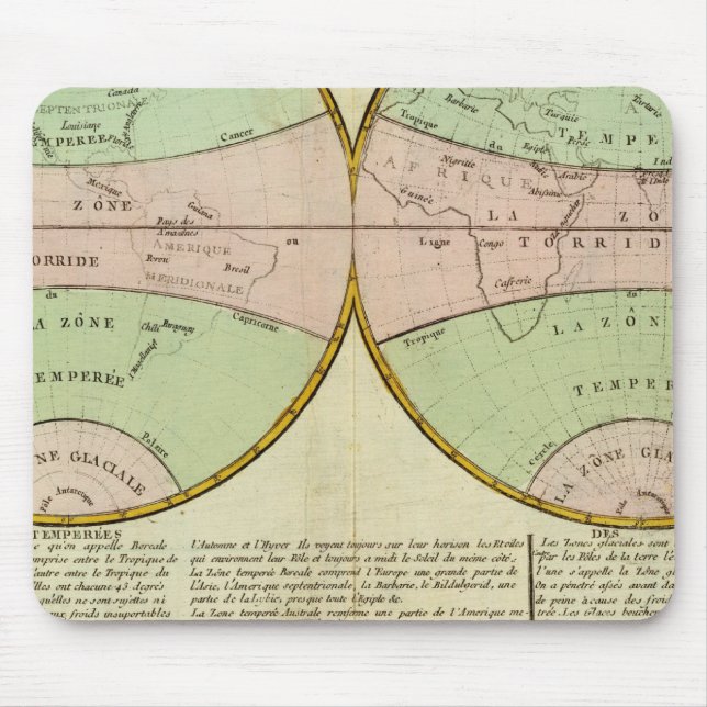 Hemispheres Mouse Mat (Front)