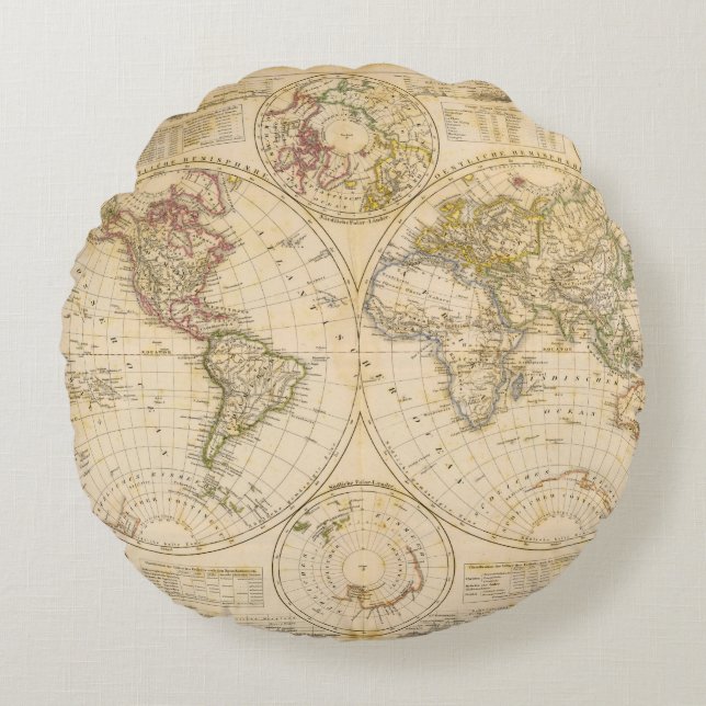 Hemispheres Round Cushion (Front)