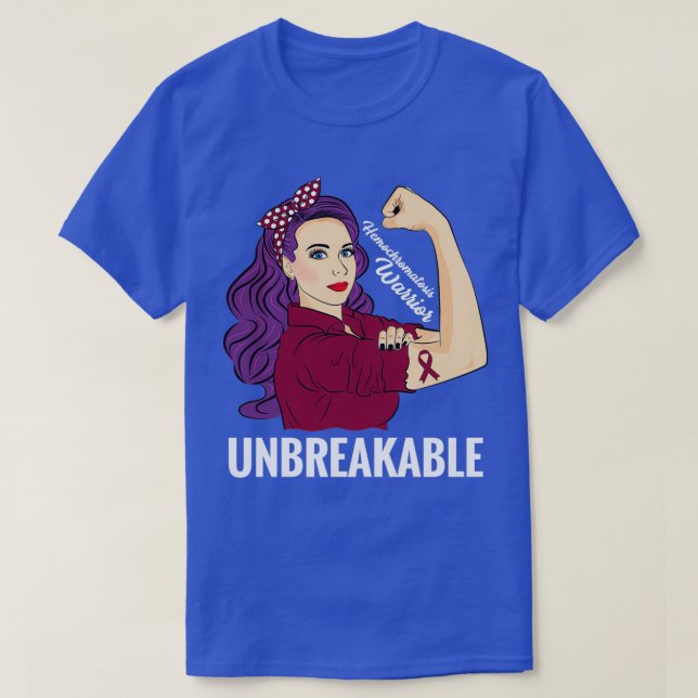 Hemochromatosis Awareness Rare Disease Warrior Unb T-Shirt (Design Front)