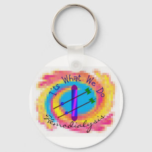 Hemodialysis "It's What We Do" Dialysis Nurse Gift Key Ring
