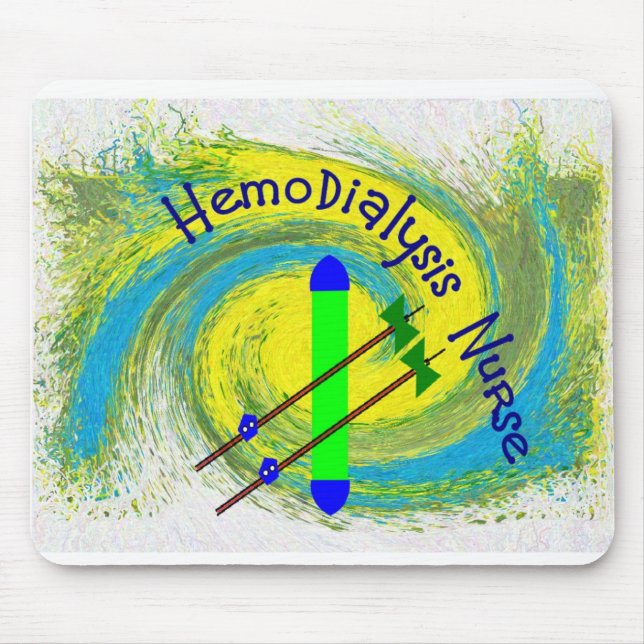 hemodialysis nurse mouse mat (Front)