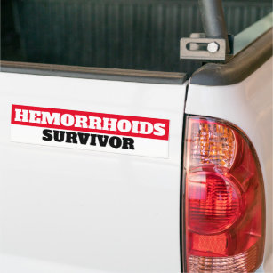 Hemorrhoids Survivor Bumper Sticker