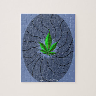 Hemp leaf 13 jigsaw puzzle