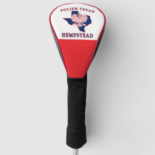 Hempstead Polish Texan Golf Head Cover
