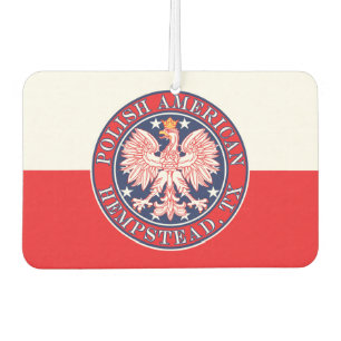Hempstead Texas Polish American Eagle Car Air Freshener
