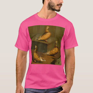 Hen Almond pigeon at three different ages T-Shirt