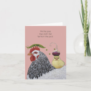 Hen and Chick cute Mother's Day card