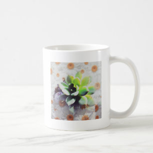 Hen and Chicks and Daisies Coffee Mug