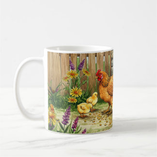 Hen and Chicks Mug