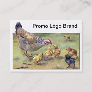 Hen and Hungry Chicks Business Card