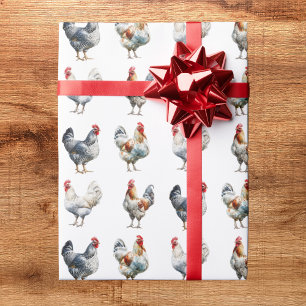 Hen Chicken Wrapping Paper