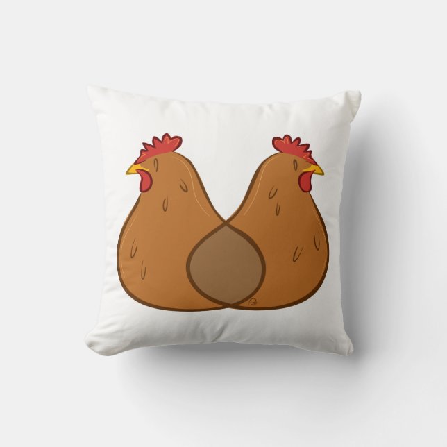 Hen Diagram - Cushion (Front)