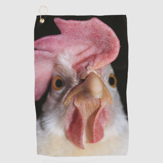 Hen Golf Towel (Front)