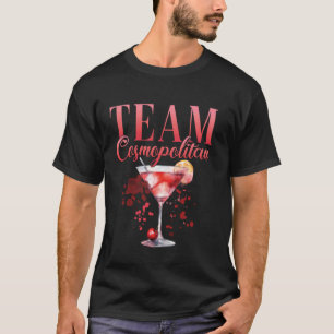 Hen Party Cocktail Bartender Team Cosmopolitan T-Shirt