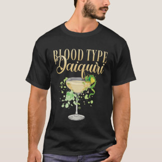 Hen Party Cocktail Blood Type Daiquiri Long Sleeve T-Shirt