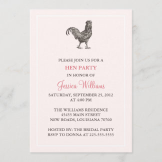 Hen Party Invitation