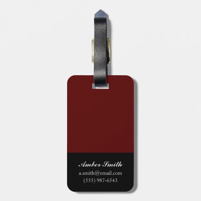 Hen Party Luggage Tag (Back Vertical)