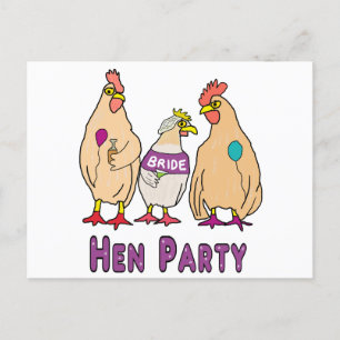 Hen Party Postcard