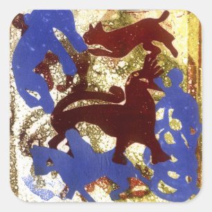 Hen Party Square Sticker