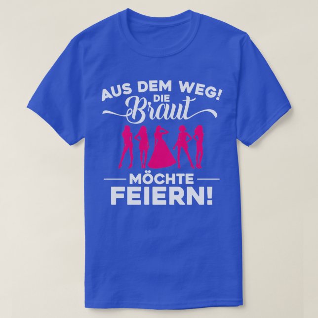 Hen Party Team Bride Gift 6 T-Shirt (Design Front)