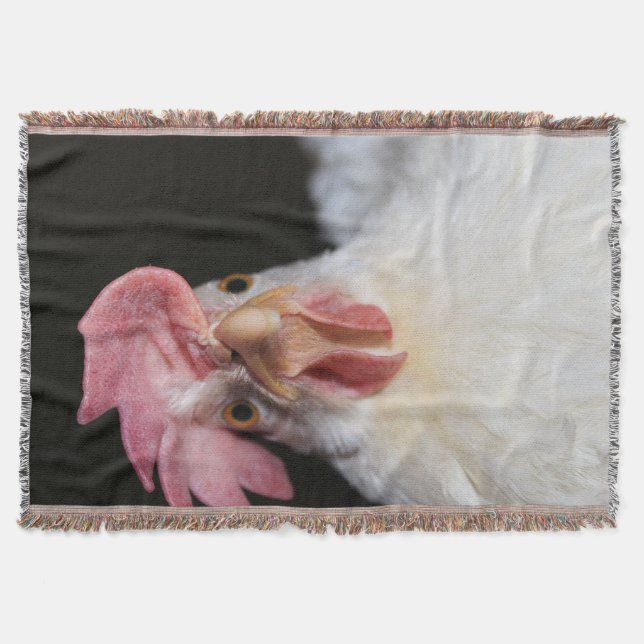 Hen Throw Blanket (Front)