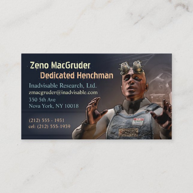 Henchman Business Cards (Front)