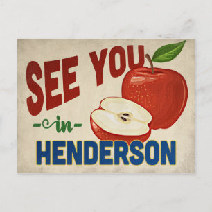 Henderson Nevada Apple - Vintage Travel Postcard