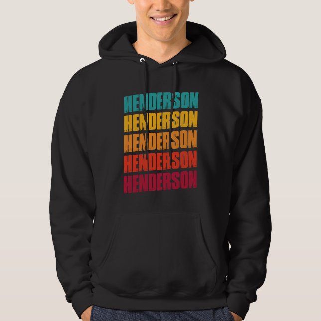 Henderson Nevada Souvenir  Retro Vintage Henderson Hoodie (Front)