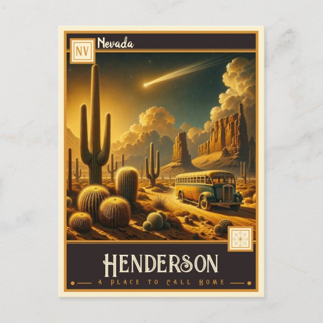 Henderson, Nevada | Vintage Postcard (Front)