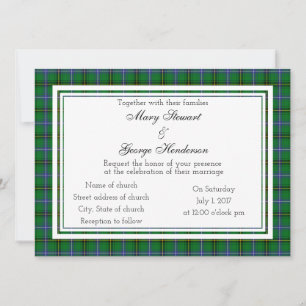 Henderson Scottish Wedding Invitation