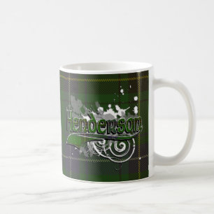 Henderson Tartan Grunge Coffee Mug