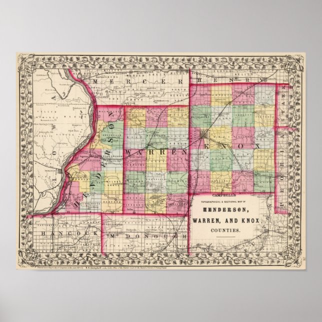 Henderson, Warren, Knox counties Poster (Front)
