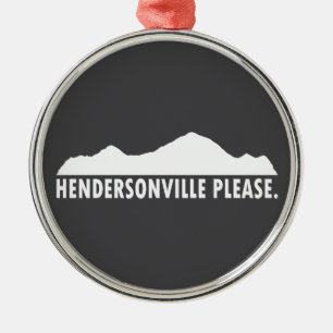 Hendersonville North Carolina Please Metal Tree Decoration