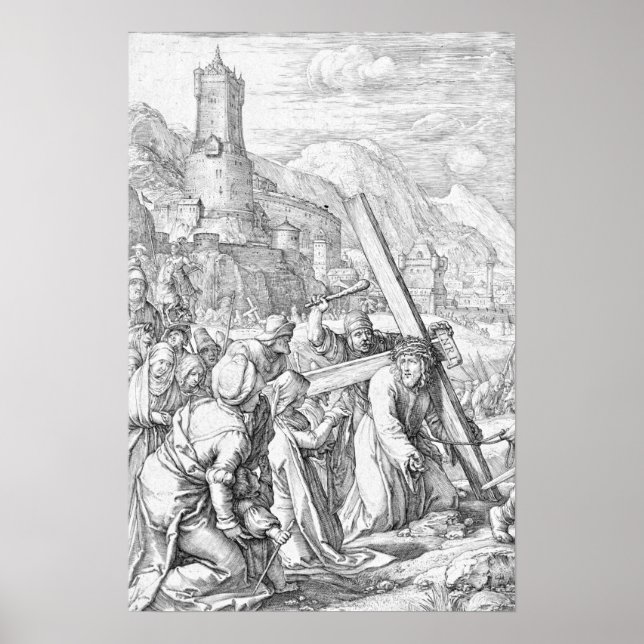 Hendrick Goltzius Christ Carrying the Cross Poster (Front)