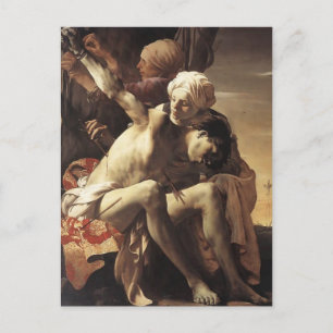 Hendrick Terbrugghen-St. Sebastian Tended by Irene Postcard