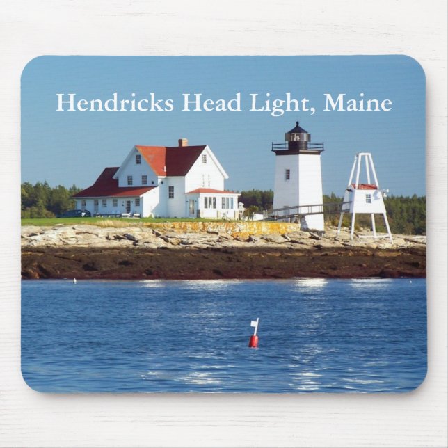 Hendricks Head Light, Maine Mousepad (Front)