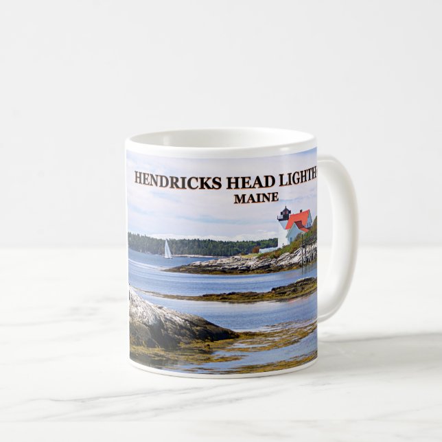 Hendricks Head Lighthouse, Maine Mug (Front Right)
