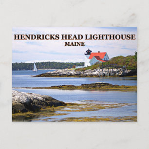 Hendricks Head Lighthouse, Maine Postcard