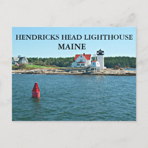Hendricks Head Lighthouse, Maine Postcard
