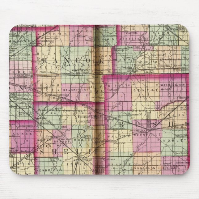 Hendrickson County and Marion County Mouse Mat (Front)