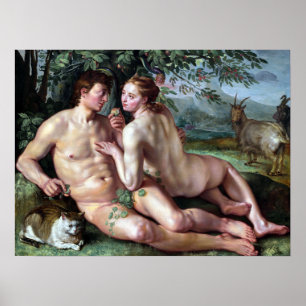 Hendrik Goltzius The Fall of Man Poster