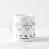 Hendrika peptide name mug (Front Left)