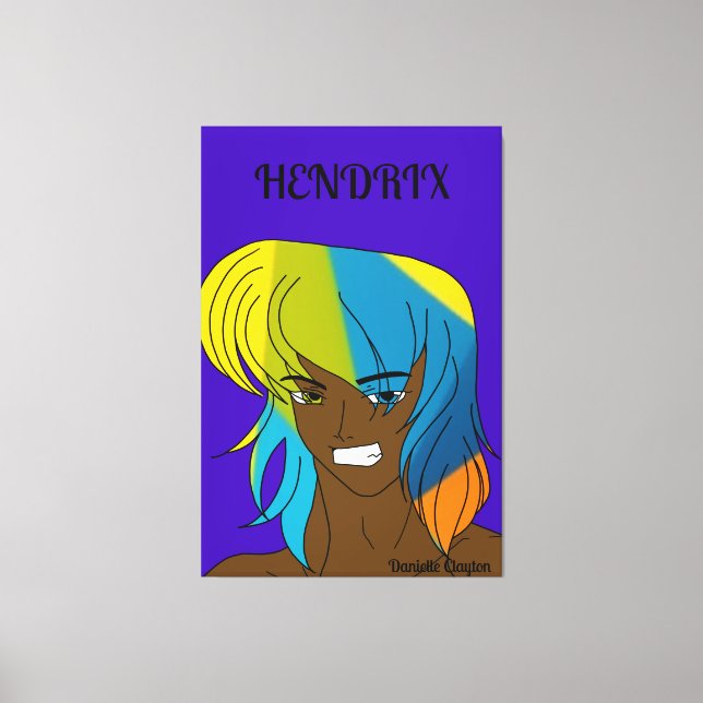 HENDRIX CANVAS PRINT (Front)