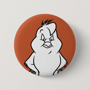 Henery Hawk 6 Cm Round Badge