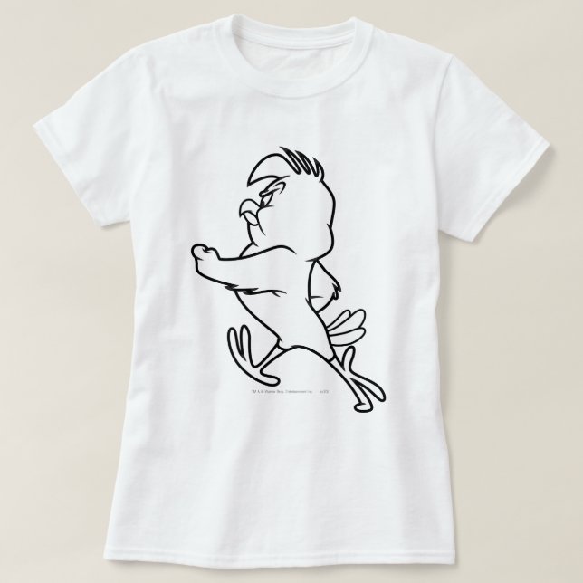 Henery Hawk Walking T-Shirt (Design Front)