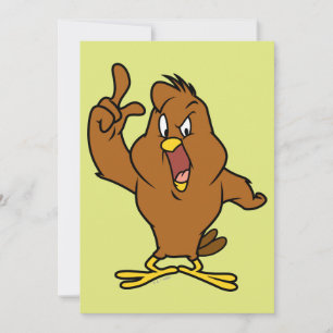 Henery Hawk Yelling Card