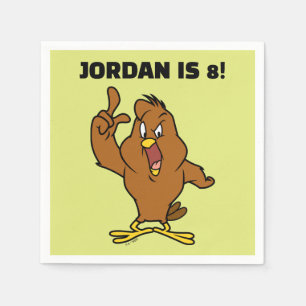 Henery Hawk Yelling Napkin