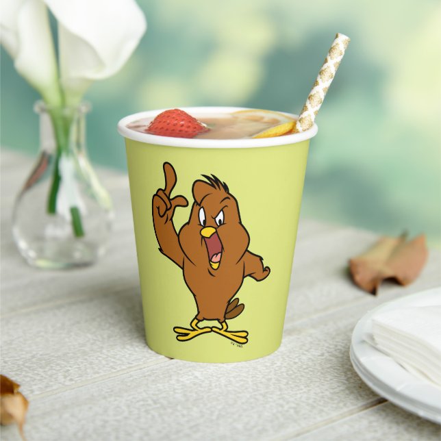 Henery Hawk Yelling Paper Cups (Insitu)