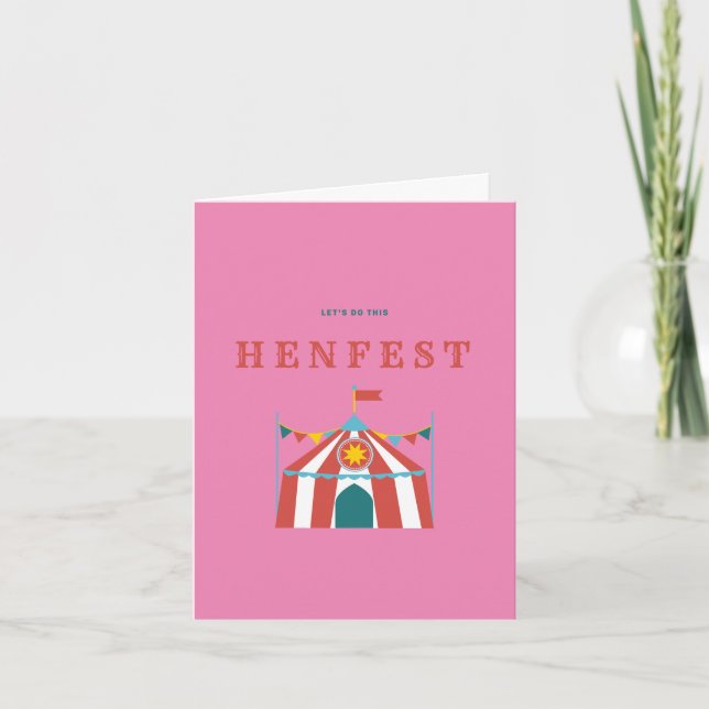 HenFEST Greeting Card (Front)