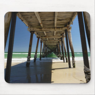 Henley beach jetty mouse mat